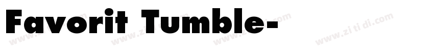 Favorit Tumble字体转换